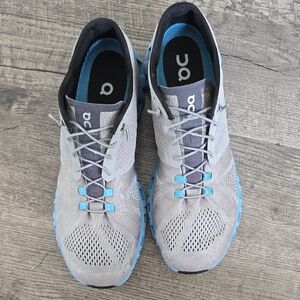 ON Running Gray and Blue Sneakers